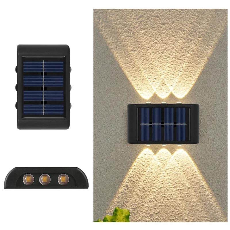 Solar LED Außenwandleuchte für Garten Hauseingang und Veranda Automatisch