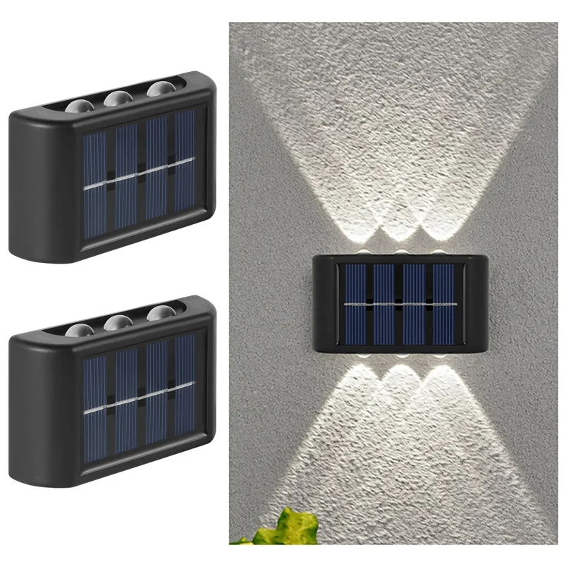 Solar LED Außenwandleuchte für Garten Hauseingang und Veranda Automatisch