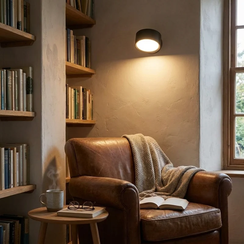 Dimmbare Magnetische Wandleuchte mit Fernbedienung für Schlafzimmer und Büro