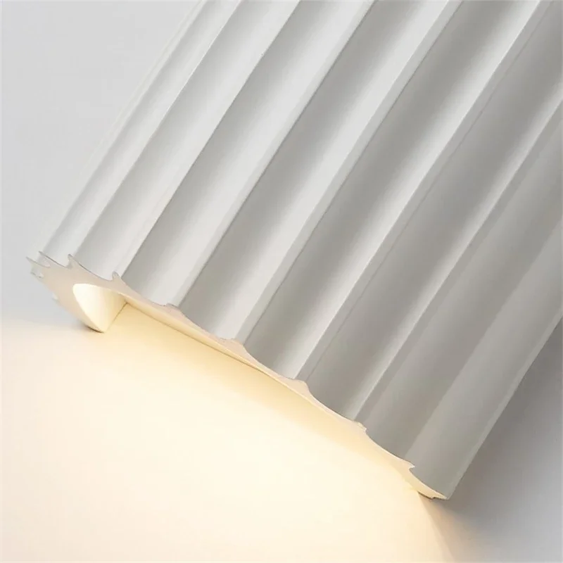 Moderne Nordische Harz Wandlampe für Schlafzimmer und Wohnzimmer