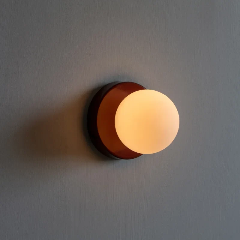 Moderne Glas Wandleuchte für Schlafzimmer Nachttisch und Flur