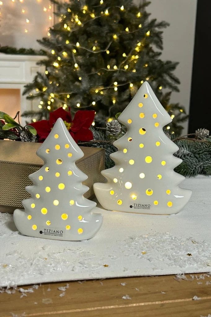 Dekobaum Alberi LED mit Kugeln
