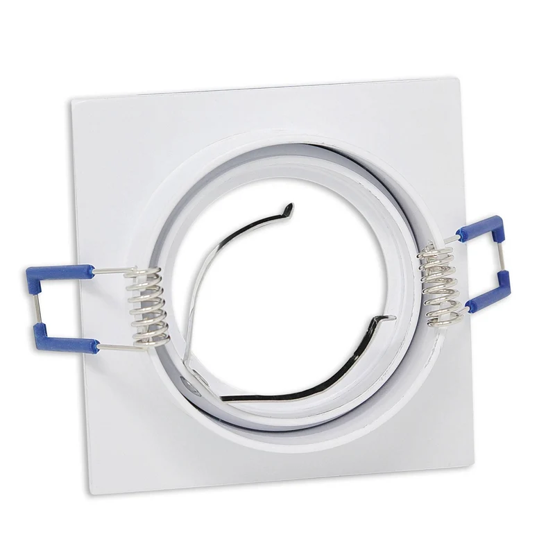 LED Einbaustrahler weiß 230V GU10 1-9W Einbau-Spot Lampe 75mm Panel