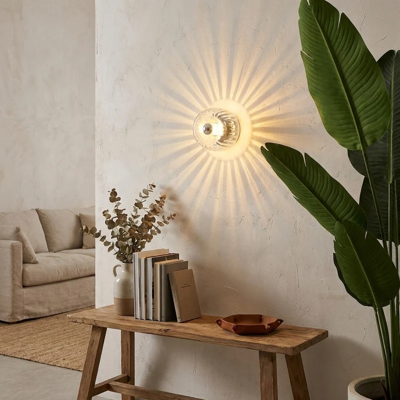 Moderne LED Wandleuchte Stern Design für Kinderzimmer und Babyzimmer Nachtlicht