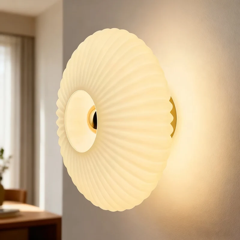 Nordische Glas Deckenleuchte für Wohnzimmer und Flur Klares Glasdesign