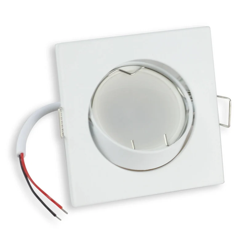 LED GU10 Einbaustrahler Aluminium schwenkbar 75mm 230 Volt