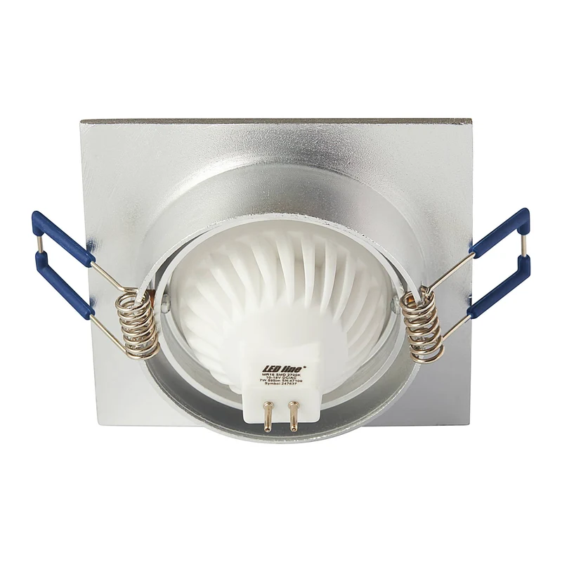 LED Einbaustrahler schwenkbar eckig 5-7W MR16 Deckenstrahler 70mm Leuchte Spot