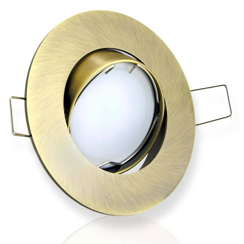 LED Einbaustrahler rund schwenkbar 5W 7W 12 Volt MR16 Spot Lampe 75-80mm