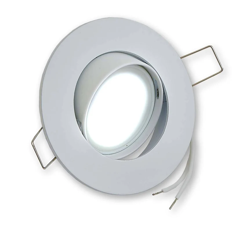 LED Einbaustrahler rund schwenkbar 5W 7W 12 Volt MR16 Spot Lampe 75-80mm