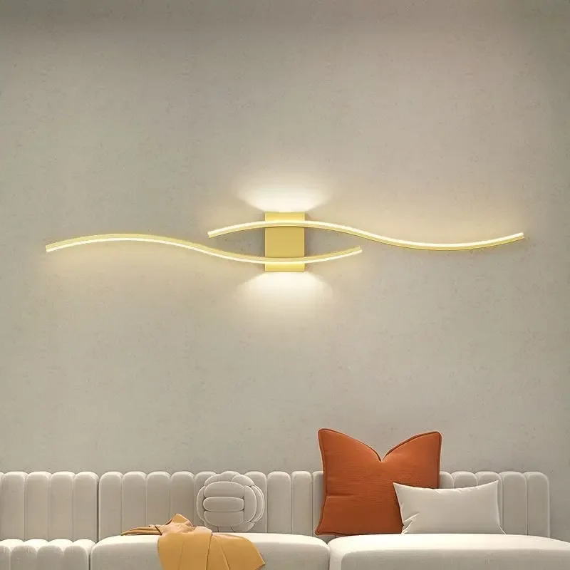Moderne LED Lange Streifen Wandleuchte für Wohnzimmer und Restaurant