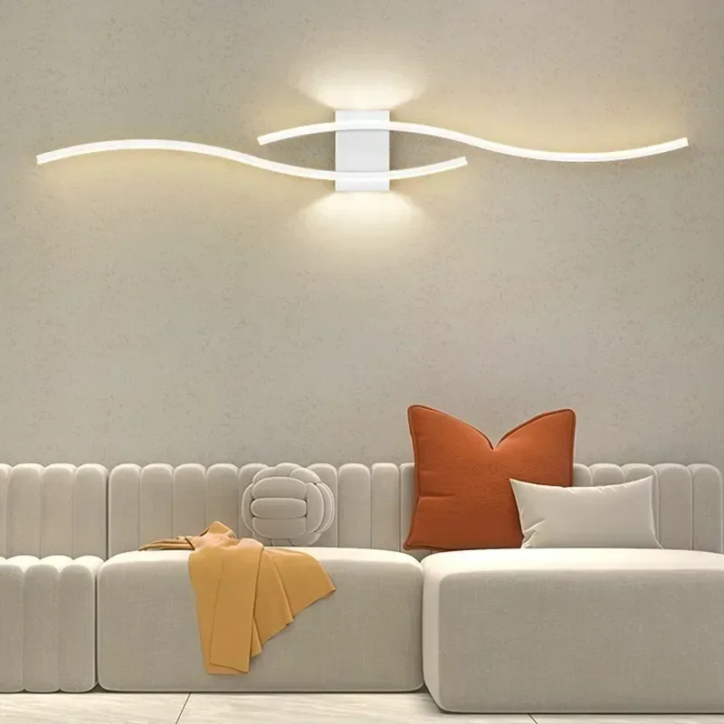 Moderne LED Lange Streifen Wandleuchte für Wohnzimmer und Restaurant