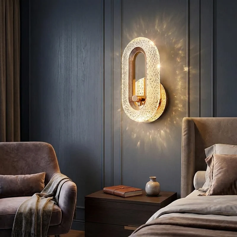 Moderne Nordische LED Wandleuchte für Schlafzimmer und Wohnzimmer
