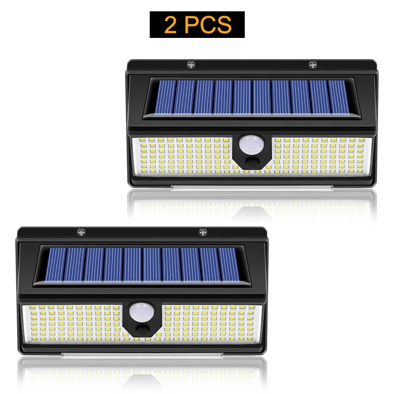 Moderne Solar Wandleuchte mit Bewegungsmelder für Garten und Hauseingang