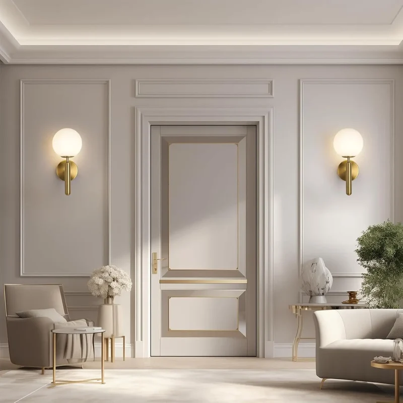 Moderne Wandleuchte für Schlafzimmer Nachttisch und Wohnzimmer