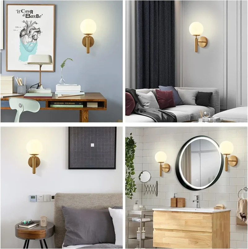 Moderne Wandleuchte für Schlafzimmer Nachttisch und Wohnzimmer