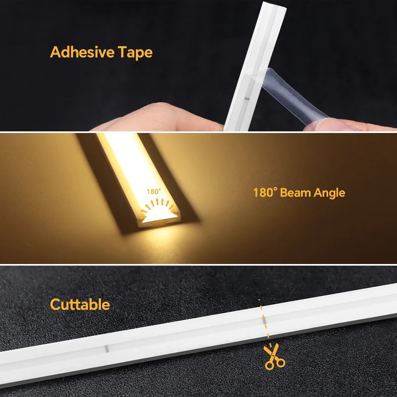 Moderne LED Gitter Wandleuchte für Akustikpaneele und Ambiente-Beleuchtung