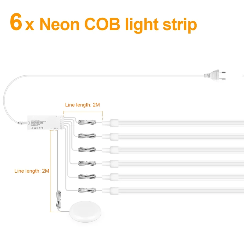 Moderne LED Gitter Wandleuchte für Akustikpaneele und Ambiente-Beleuchtung
