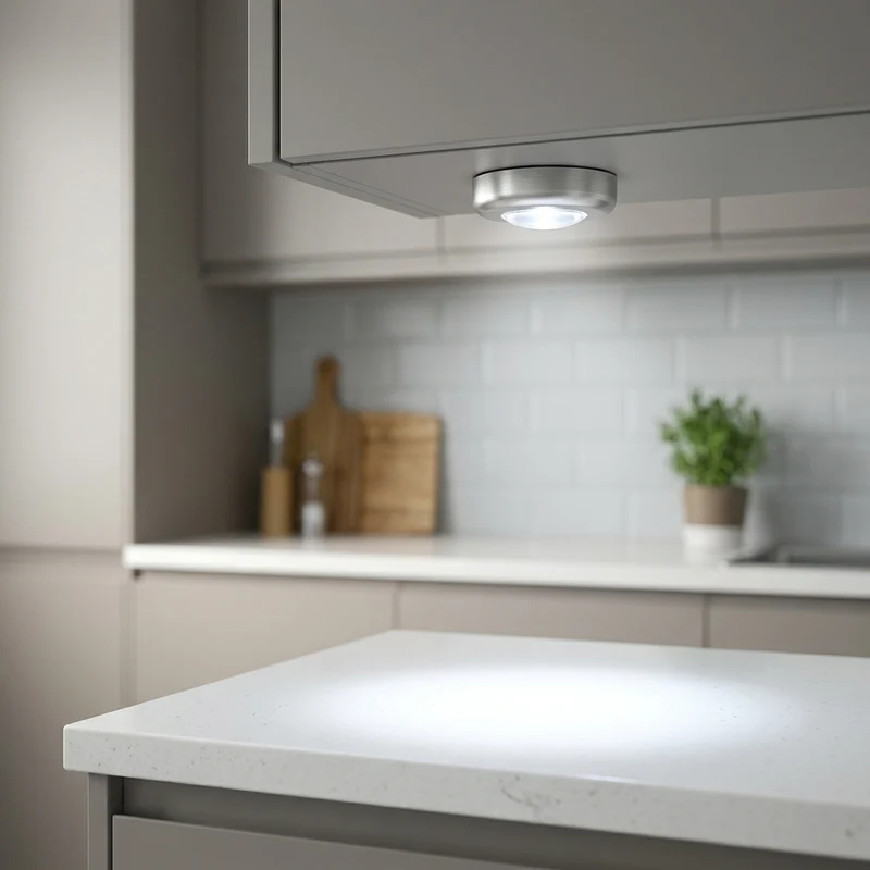 Kabellose LED Bewegungsmelder Schrankleuchte für Küche und Kleiderschrank
