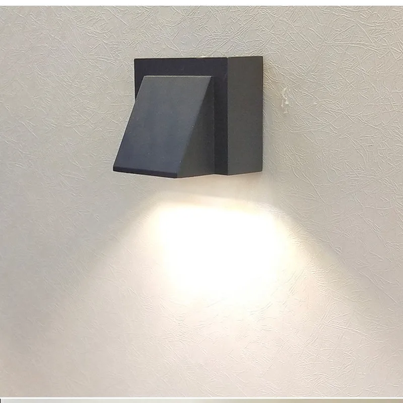 Moderne Wasserdichte LED Außenwandleuchte IP65 für Garten und Terrasse