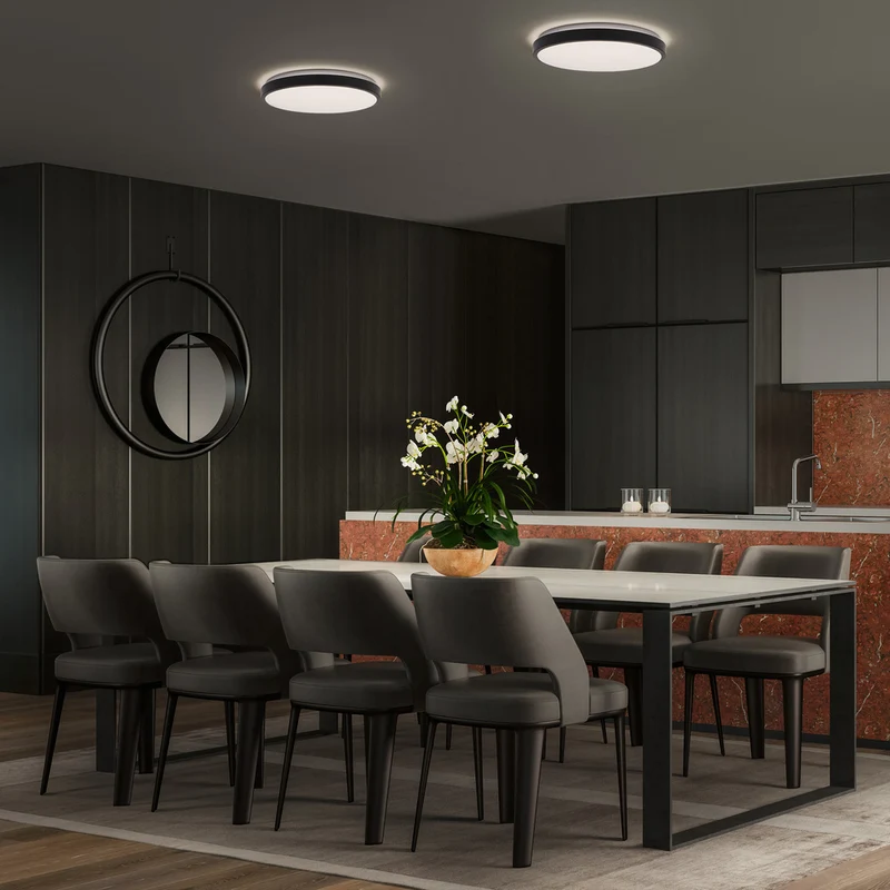 OSRAM ORBIS LONDON Deckenleuchte, schwarz, 24W, 2700lm
