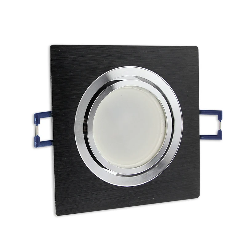 LED Einbaustrahler GU10 230V 1-9 Watt rund eckig Einbauspot 68mm Bohrloch