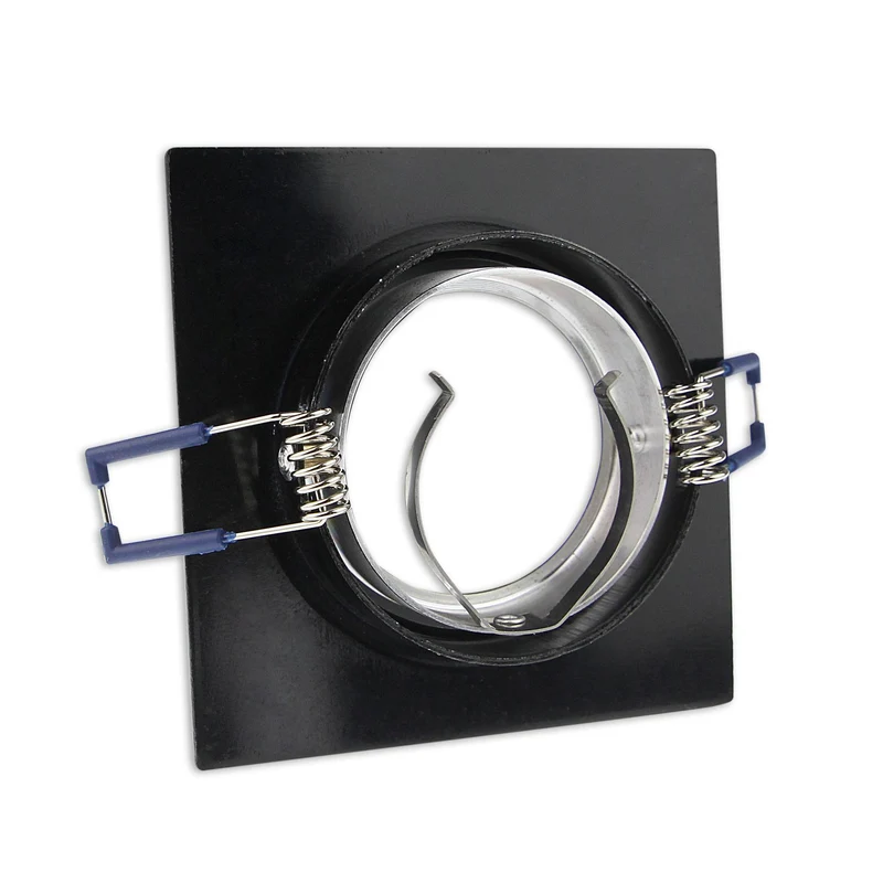 LED Einbaustrahler GU10 230V 1-9 Watt rund eckig Einbauspot 68mm Bohrloch
