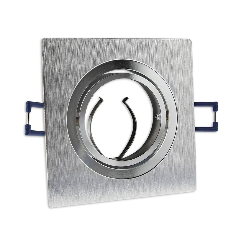 LED Einbaustrahler GU10 230V 1-9 Watt rund eckig Einbauspot 68mm Bohrloch