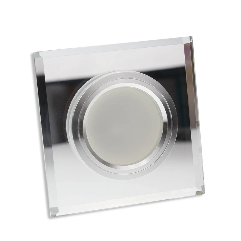 LED Einbaustrahler MR16 12 Volt 5-7 Watt rund eckig Einbauspot Glas 60-70mm