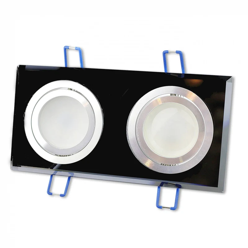 Einbaurahmen GU10 MR16 Glas schwenkbar Gehäuse Einbauleuchte Einbauspot