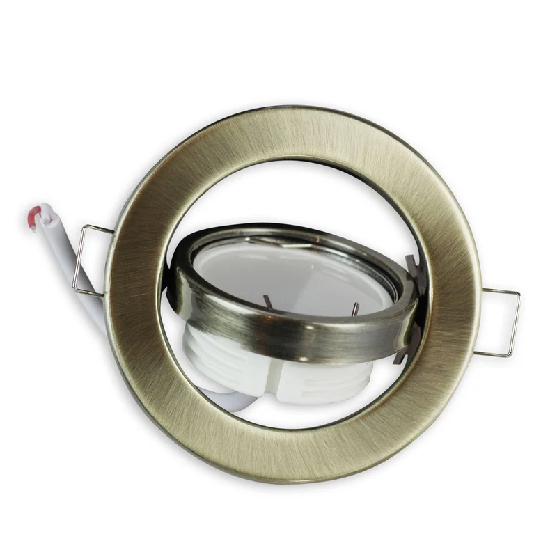 LED Einbaustrahler rund dimmbar schwenkbar super flach 3-6,5W 230 Volt