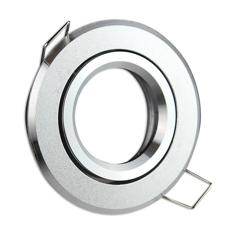 Einbaurahmen rund GU10 MR16 schwenkbar 70-73mm Gehäuse Einbaustrahler Spot