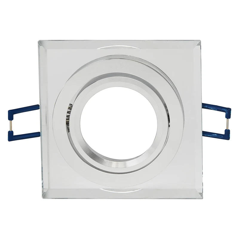 LED Einbaustrahler Glas 1-9W Deckenleuchte Leuchte 75-80mm flach Spot GU10 230V