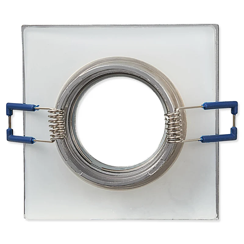 LED Einbaustrahler eckig IP44 1-9W Spot Bad Außen Einbauleuchte Feuchtraum 60mm