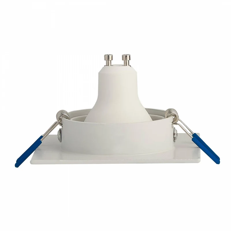 LED Einbaustrahler GU10 flach eckig weiß 1-9W Leuchte Deckenleuchte schwenkbar