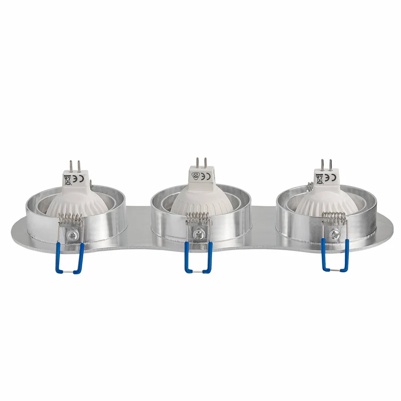 LED Einbaustrahler MR16 flach rund schwenkbar 1-3 flammig Einbauleuchte