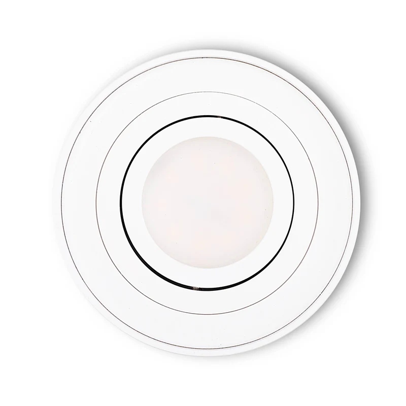 LED Aufbau-Leuchte 1-9W GU10 230V rund Aufbaustrahler Ø97x125mm Einbauleuchte