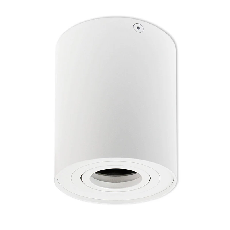 LED Aufbau-Leuchte 1-9W GU10 230V rund Aufbaustrahler Ø97x125mm Einbauleuchte