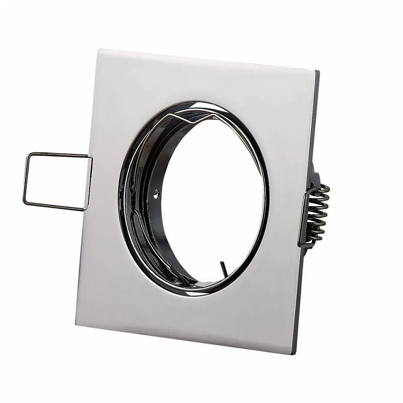 LED Einbaustrahler eckig schwenkbar 5-7W flach 12V MR16 Spot Strahler 72-75mm