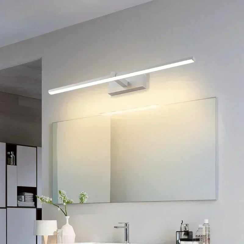 Moderne LED Wandstreifen Spiegelleuchte für Badezimmer und Schminktisch