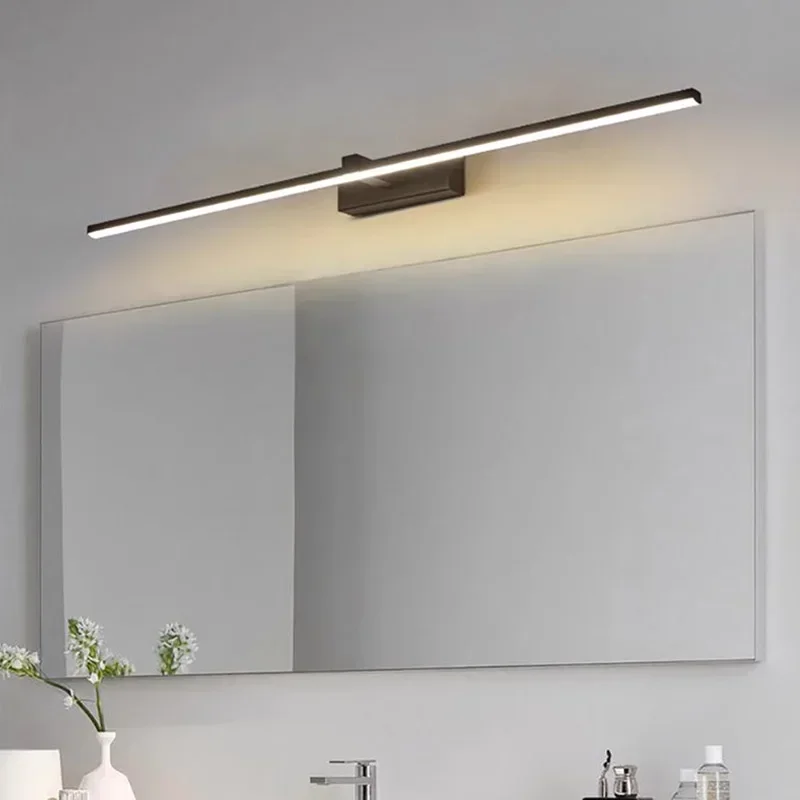 Moderne LED Wandstreifen Spiegelleuchte für Badezimmer und Schminktisch
