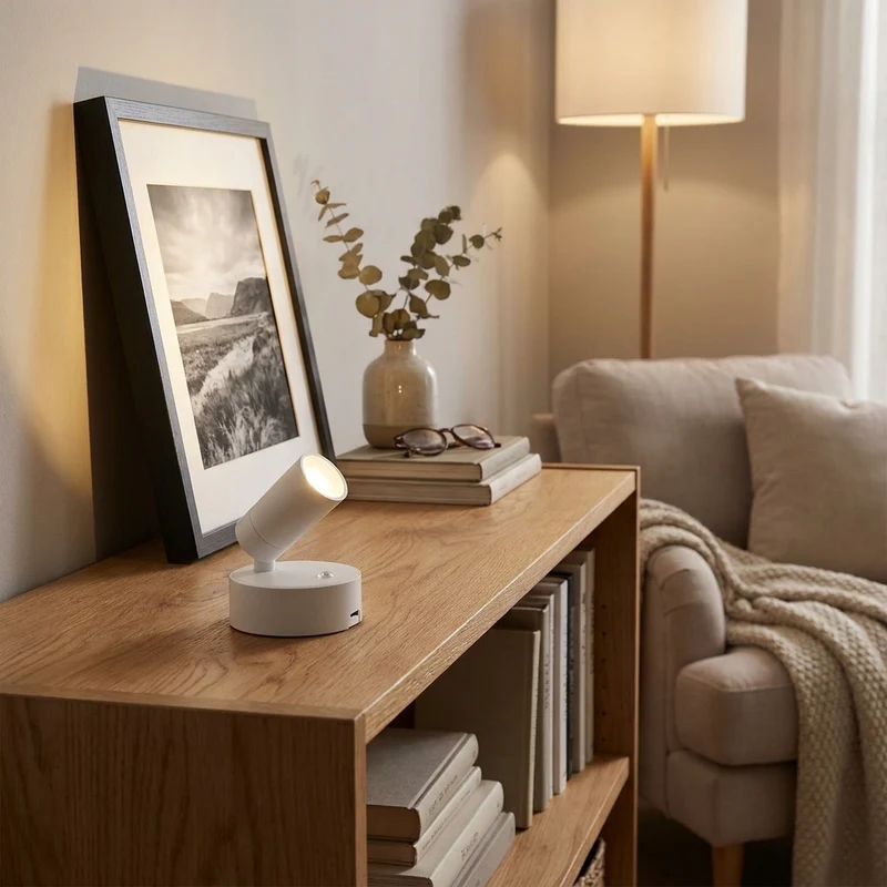 Magnetischer LED Wandstrahler mit Touch-Dimmer für Schlafzimmer und Büro