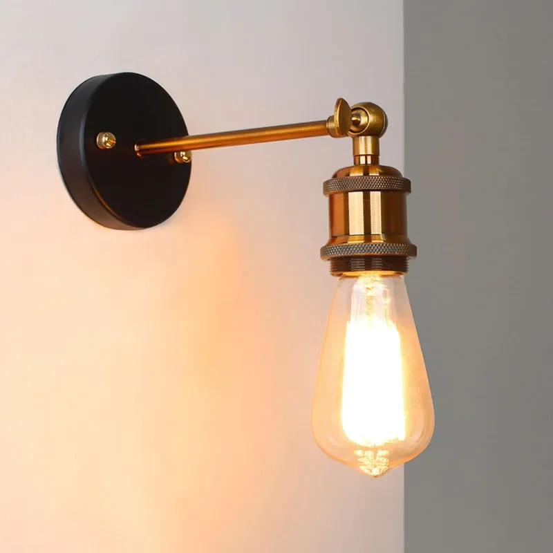 Industrial Retro Wandleuchte E27 für Wohnzimmer und Flur