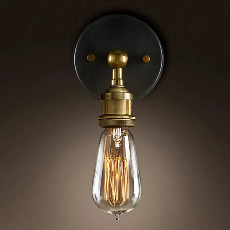 Industrial Retro Wandleuchte E27 für Wohnzimmer und Flur