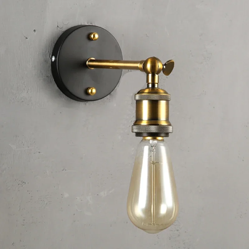 Industrial Retro Wandleuchte E27 für Wohnzimmer und Flur