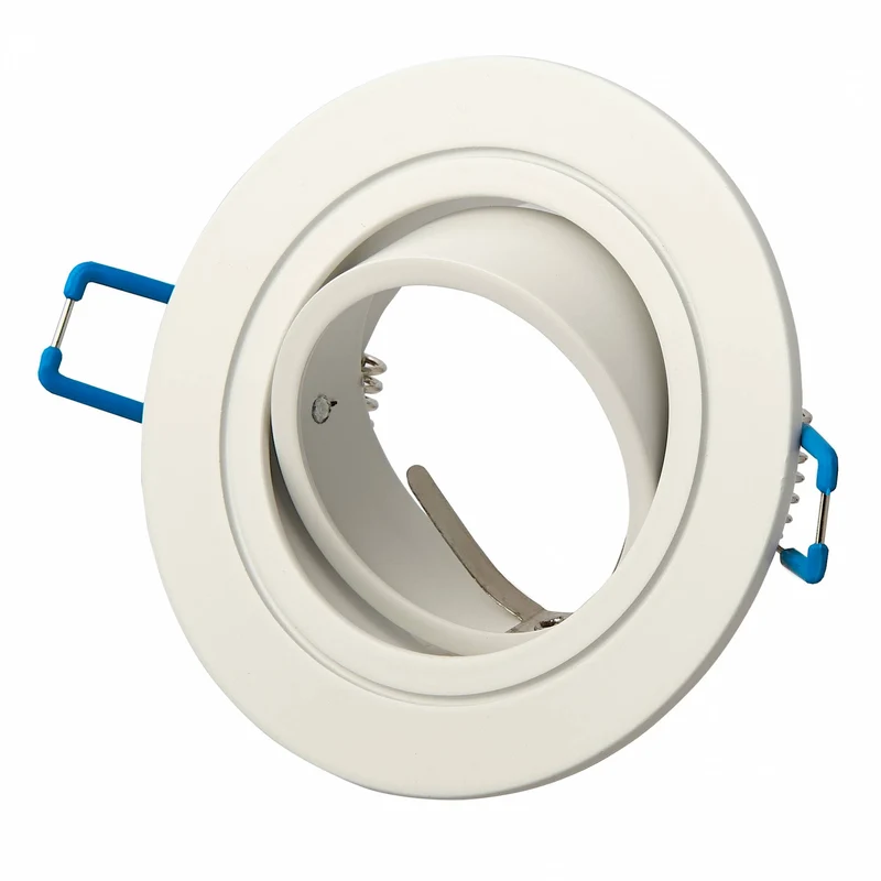 LED Einbaustrahler rund 5-7W flach 12V MR16 Spot Strahler 75-80mm Panel
