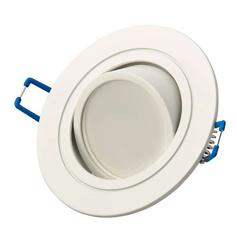LED Einbaustrahler rund 5-7W flach 12V MR16 Spot Strahler 75-80mm Panel