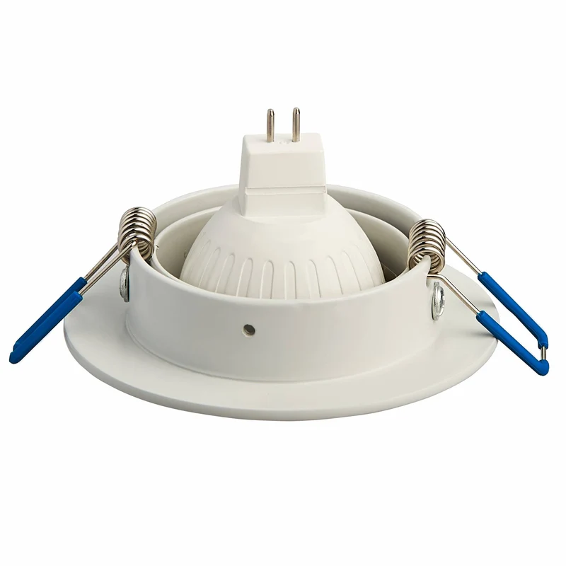 LED Einbaustrahler rund 5-7W flach 12V MR16 Spot Strahler 75-80mm Panel