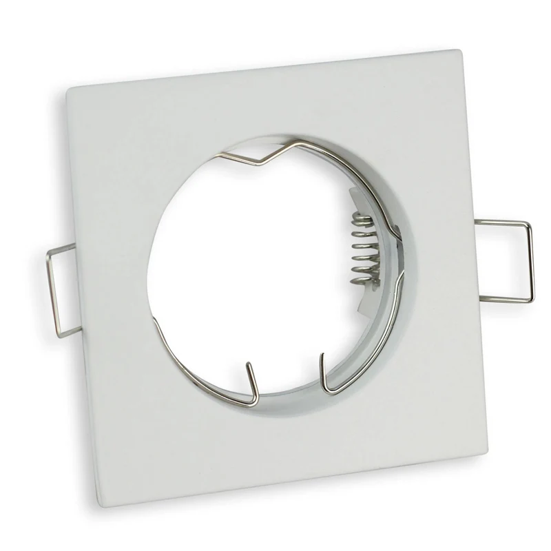 LED Einbaurahmen IP44 rund GU10 MR16 Badezimmer Außen Einbaustrahler Dusche