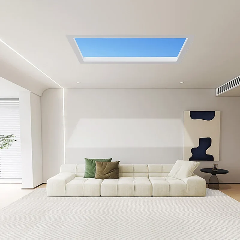Himmels LED Deckenpanel Kinderzimmer Wolken und Blau für Natürliches Tageslicht