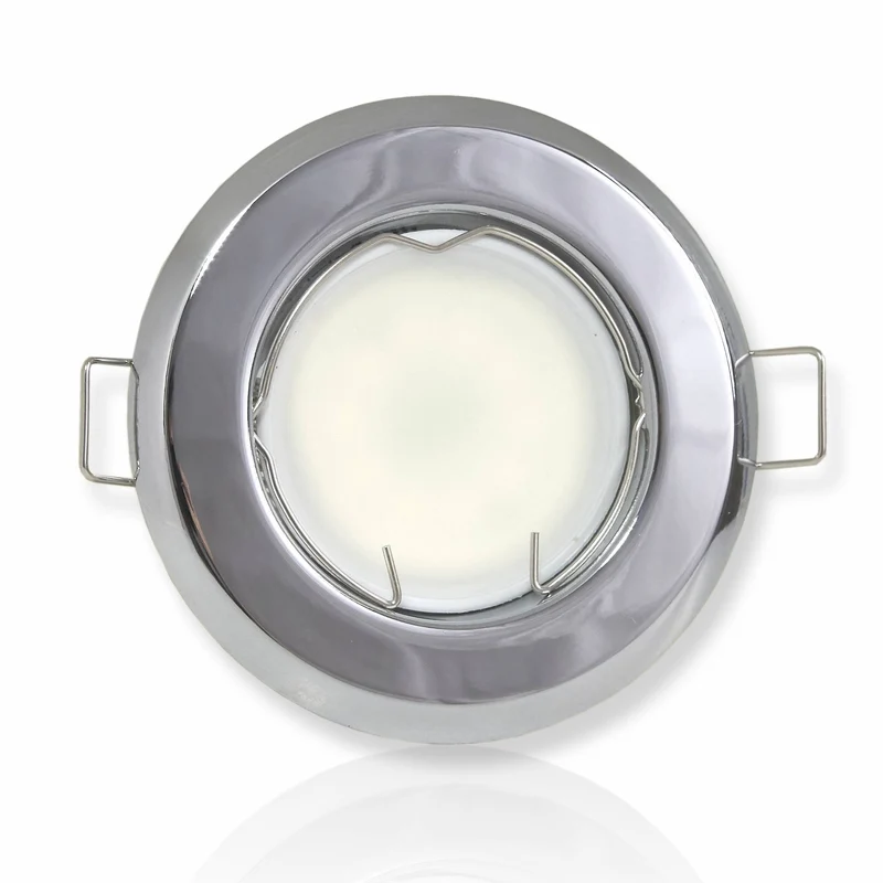 Einbaurahmen GU10 MR16 rund 55-60mm Gehäuse Einbauleuchte Einbauspot LED Halogen